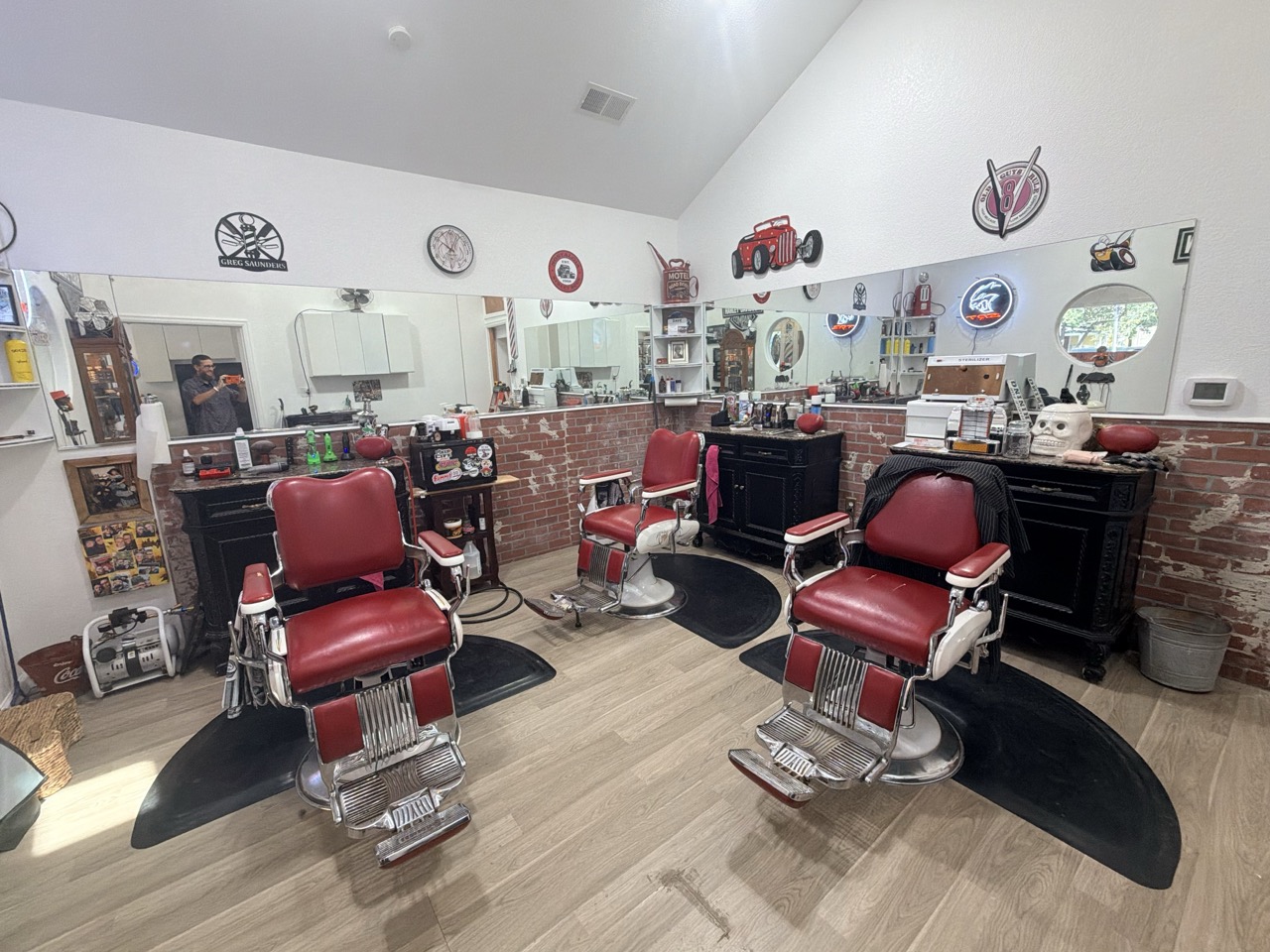 Beards & Shears barbershop interior